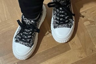 Zapatillas plataforma chunky abstractas talla 38