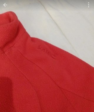 Polar  cremallera rojo