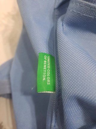 Mochila Benetton Azul y Rosa