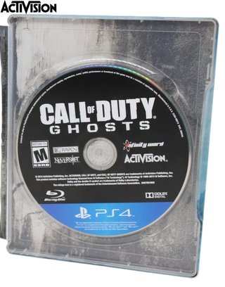 JUEGO PS4 CALL OF DUTY GHOST EN STEELBOOK.