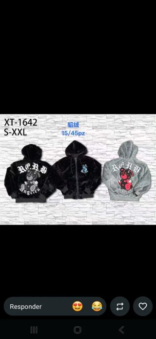 READ Sudadera con capucha de oso