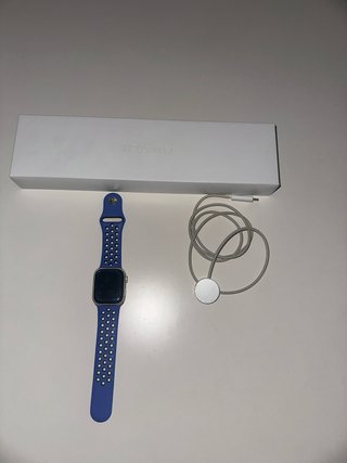 Apple Watch Serie 7 Blu/Argento