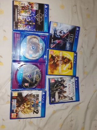 Lote 7 Juegos PS4 (precio negociable)
