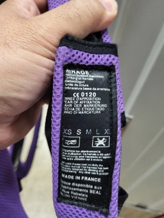 Arnés escalada Beal Mujer Morado