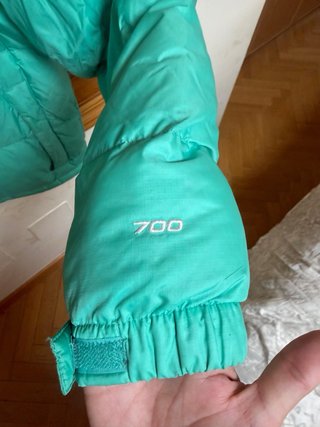 Abrigo The North Face Negro y Turquesa Talla M