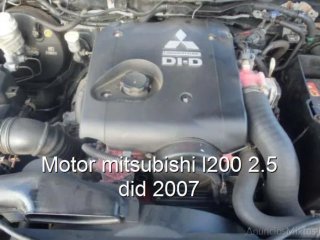 Motor mitsubishi l200 2.5 did 2007