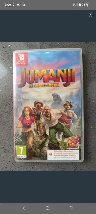 Jumanji: El Videojuego Nintendo Switch