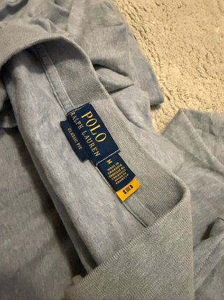 Polo Ralph Lauren Classic Fit - Gris (Talla M)