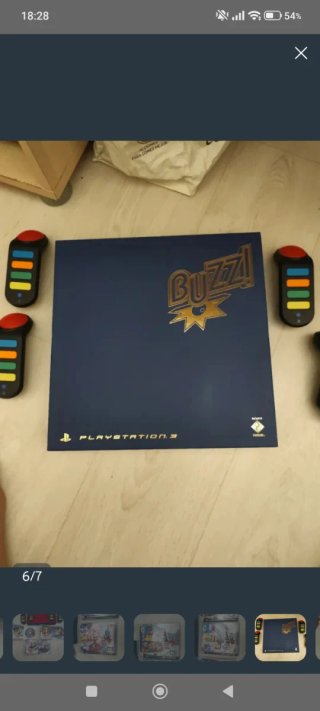 Buzz! PS3 con 4 mandos y 3 juegos