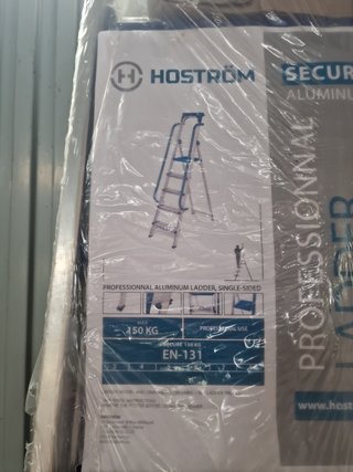 HOSTRÖM Escalera de Tijera de 7 peldaños Secure
