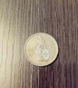 Lote 5 Monedas Antiguas Francos Suizos