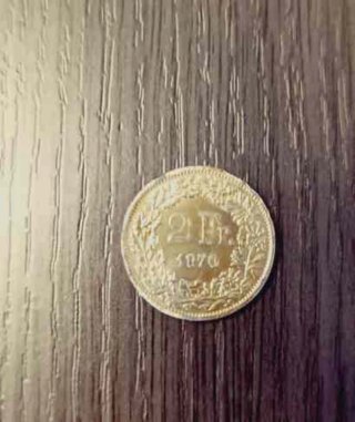 Lote 5 Monedas Antiguas Francos Suizos
