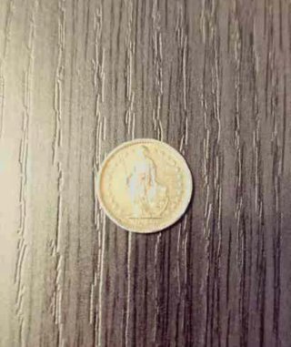 Lote 5 Monedas Antiguas Francos Suizos