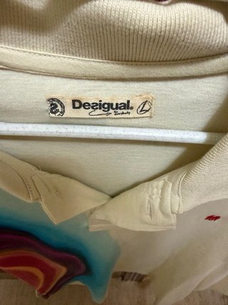 Polo Desigual Talla L Multicolor