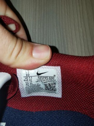 Zapatillas Nike Cortez Rojas y Blancas