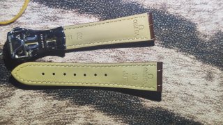 Correa Piel Omega Marrón 19mm