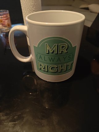Taza Mr. Always Right Cerámica