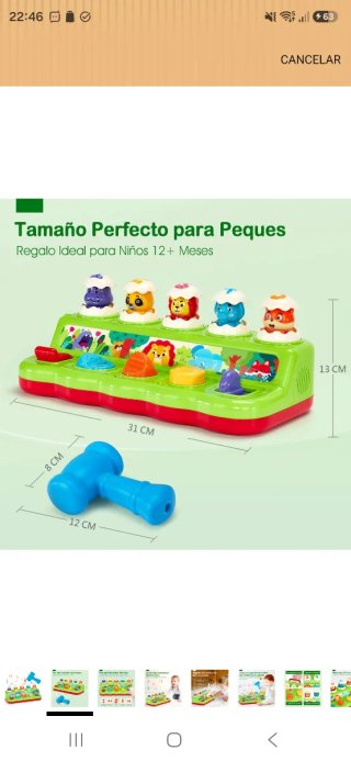 Juguete interactivo de animales