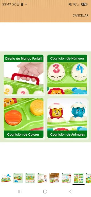Juguete interactivo de animales