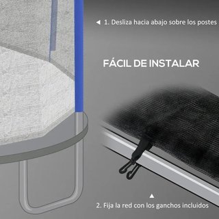 Red de seguridad para cama elástica