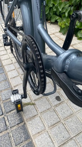 Bicicleta Eléctrica Gris