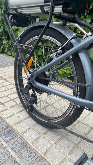 Bicicleta Eléctrica Gris