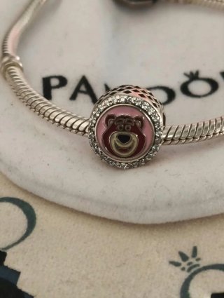 Pandora Charm Lotso Rosa