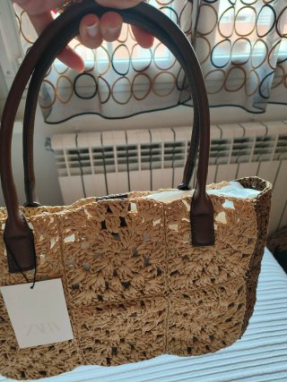 Bolso shopper Zara trenzado