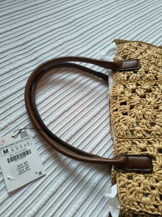 Bolso shopper Zara trenzado