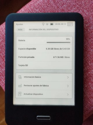 Libro electrónico BQ Cervantes 3