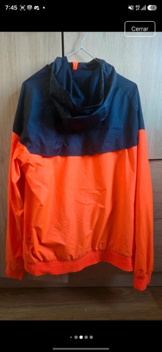Chubasquero FC Barcelona Nike Azul/Naranja