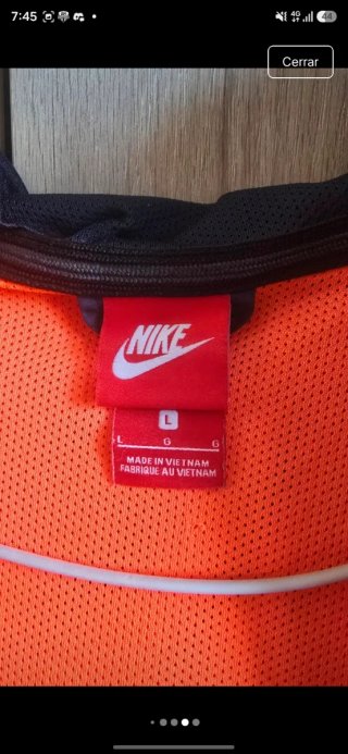 Chubasquero FC Barcelona Nike Azul/Naranja