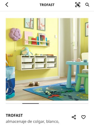 Mueble Almacenaje Blanco Ikea.