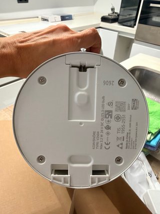 Lámpara LED Ikea KORVSNÖRE Blanca