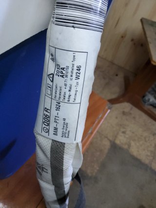 Airbag Cortina mercedes benz B classe