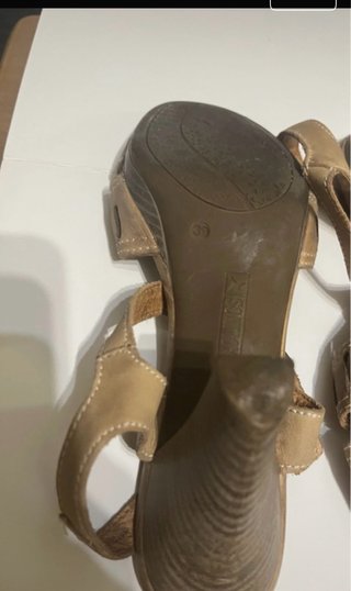 Sandalias Pikolinos Talla 39 Beige/Marrón