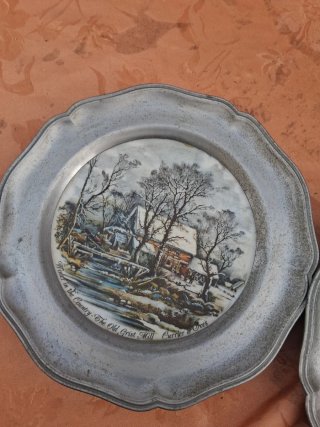 Set 2 Piatti Vintage Decorativi