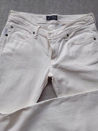 Pantalones Armani Jeans grises y blancos talla 27