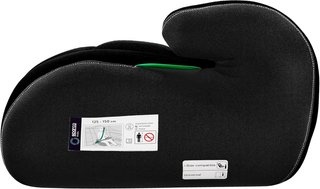Sparco Alzador Infantil de Asiento de Coche Negro
