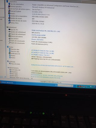 Collezione IBM ThinkPad Modello A31