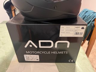 Casco Integral ADN STELVIO Talla L Negro Mate