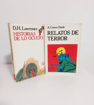 Lote 2 libros terror Editorial Fontarosa