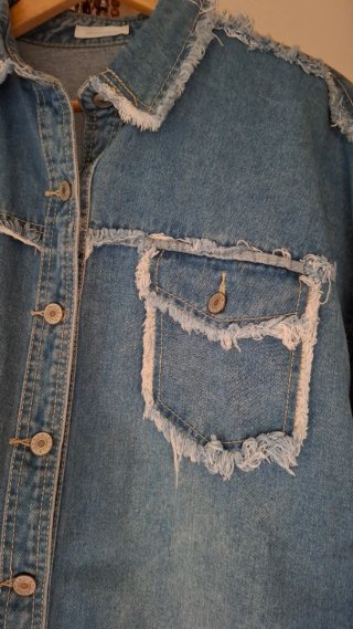 Chaqueta Denim Oversize Talla S
