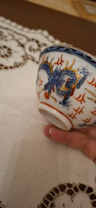 Piatto cinese con drago