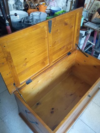 Baúl Madera Maciza Pino Grande