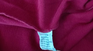 Polo Lacoste Manga Larga Rojo Talla M