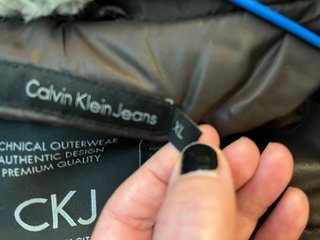 Cazadora Calvin Klein Marrón Talla XL