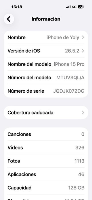 iPhone 15 Pro Space Gray