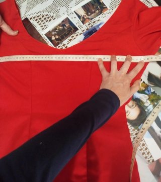 Traje Flamenca Canastero Rojo Talla Única