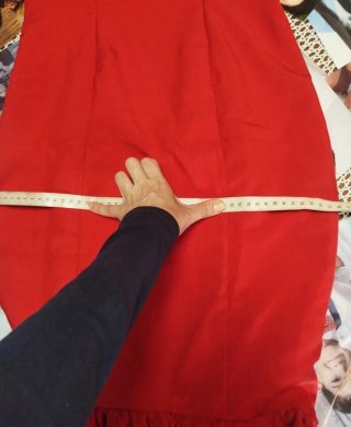 Traje Flamenca Canastero Rojo Talla Única